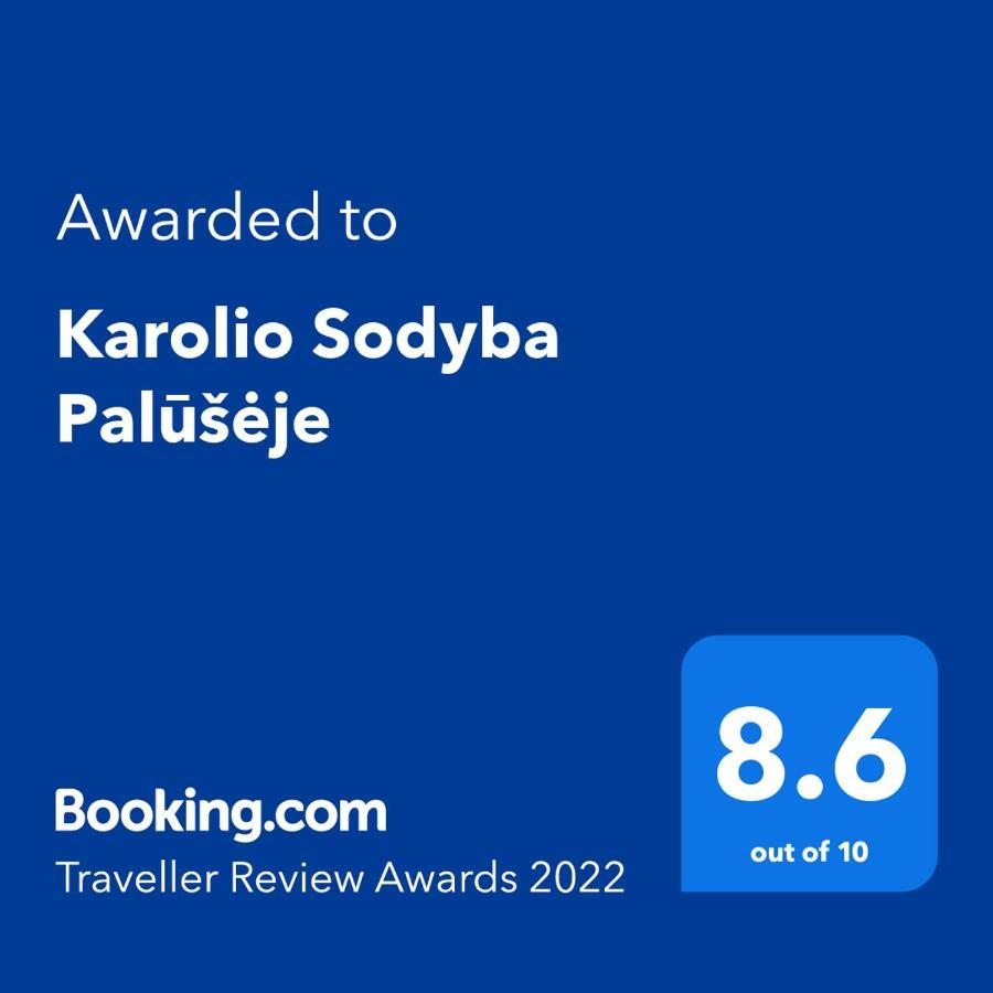Karolio Sodyba Paluseje Zewnętrze zdjęcie